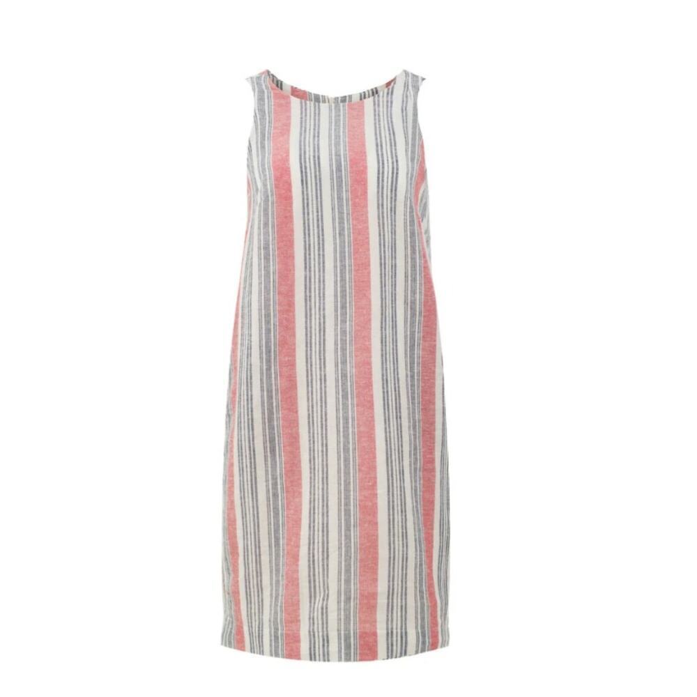 Black Fleece 1818 Coral Striped Ladies Dress Size BB3